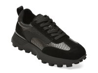 Pantofi sport negri FLAVIA PASSINI 87999 din piele naturala - 1