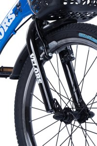 Bicicleta pentru copii Velors V2001A Albastru, roti 20 inch, varsta 7-10 ani, inaltime utilizator 120-135 cm, greutate suportata 80 kg - 2