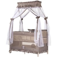 Patut pentru copii Chipolino Palace Bear beige pliabil - 4