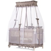 Patut pentru copii Chipolino Palace Bear beige pliabil - 1