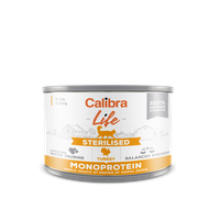 Calibra Cat Life Sterilised Turkey - Hrana Umeda pentru Pisici Adulte, 200 g - 1