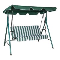 Balansoar de gradina, Globo, Verde, 170x110x153 cm - 1