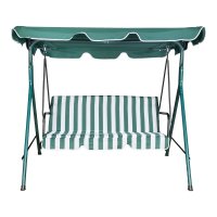 Balansoar de gradina, Globo, Verde, 170x110x153 cm - 2