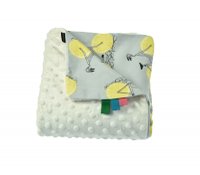 Paturica Minky pentru copii 75x75 cm K-644 Lemon - 2