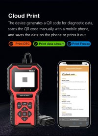 Tester Diagnoza Auto Techstar M302, OBD II, Resetare Oil Service, Live Data, Test senzor O2, Printare cloud cod QR - 14