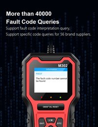 Tester Diagnoza Auto Techstar M302, OBD II, Resetare Oil Service, Live Data, Test senzor O2, Printare cloud cod QR - 15