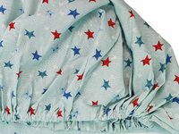 Set cearceafuri Stelute somnoroase patut bebelus 60x120 cm cu elastic din bumbac - 4