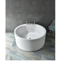 Cada baie freestanding Bella WB-838  acril  160 x 160 x 58 cm  alb - 2