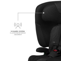 Kinderkraft Fix2go Black, scaun auto i-Size pliabil pentru copii, 76-150 cm, cu Top Tether, spatar reglabil si SPS - 2