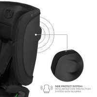 Kinderkraft Fix2go Black, scaun auto i-Size pliabil pentru copii, 76-150 cm, cu Top Tether, spatar reglabil si SPS - 4