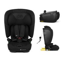 Kinderkraft Fix2go Black, scaun auto i-Size pliabil pentru copii, 76-150 cm, cu Top Tether, spatar reglabil si SPS - 9