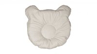 Set lenjerie patut si pernuta formare cap SomnArt Gri deschis bumbac 120x60 cm - 1