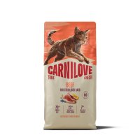 Carnilove True Fresh Sterilised cu vita, hrana uscata fara cereale pentru pisici sterilizate, 400 g - 2