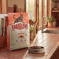 Carnilove True Fresh Sterilised cu vita, hrana uscata fara cereale pentru pisici sterilizate, 400 g - 3