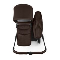 Bugaboo Donkey 6 Complete Black Brown, carucior 2 in 1 cu suspensii si pliere compacta - 7