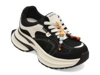Pantofi sport GRYXX negri, 9052, din nabuc - 1