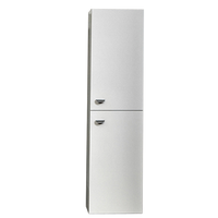 Dulap Baie Suspendat Ukra Alb 35x140 cm - Design Modern - 1