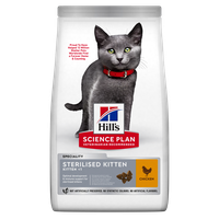 Hrana uscata pentru pisici Hill's Science Plan Feline Kitten Sterilised cu Pui, 10 kg - 1