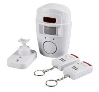 Sistem de alarma wireless cu 2 telecomenzi si senzor de miscare infrarosu - 1
