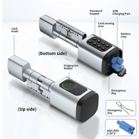 Butuc Smart Lock cu 5 Metode de Deblocare - Amprenta, Aplicatie Mobila si Cheie Mecanica - 3