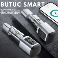 Butuc Smart Lock cu 5 Metode de Deblocare - Amprenta, Aplicatie Mobila si Cheie Mecanica - 7