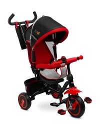 Tricicleta pentru copii Toyz Timmy Rosie cu scaun reversibil,control parental,design multifunctional,spatar reglabil,capotina pliabila,maxim 25kg - 1