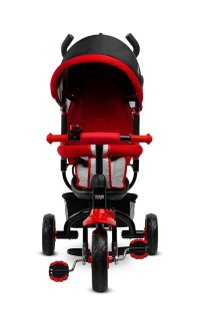 Tricicleta pentru copii Toyz Timmy Rosie cu scaun reversibil,control parental,design multifunctional,spatar reglabil,capotina pliabila,maxim 25kg - 2