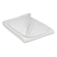 Protectie impermeabila pentru saltea 120x60 cm, cu 3 straturi, alba - 5