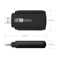 Adaptor Wireless Techstar® AC 1300 Dual-Band, 1200Mbps, USB 3.0, 2.4G/5G, Long Range, 2 Antene, Negru - 1