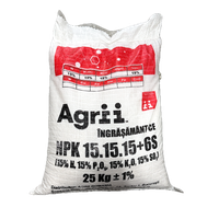 Ingrasamant Granulat NPK 15-15-15 cu 15% SO2, Sac de 25 kg - 1