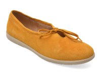 Balerini GRYXX galbeni, 9523, din piele intoarsa - 1