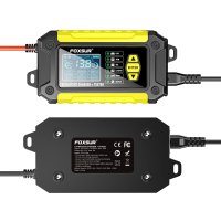 Incarcator si Tester Baterie FOXSUR FTC-1206 2-in-1, 12V/6A – Redresor Inteligent pentru Baterii Auto si Moto - 2