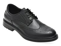 Pantofi BITE THE BULLET negri, model 327021 din piele naturala pentru barbati - 1