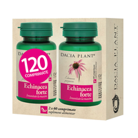Pachet Echinacea Forte, 120 comprimate, Dacia Plant - 1