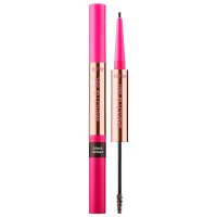 Creion si gel pentru sprancene Tarte Big Ego Sketch & Set, nuanta Black Brown - 1