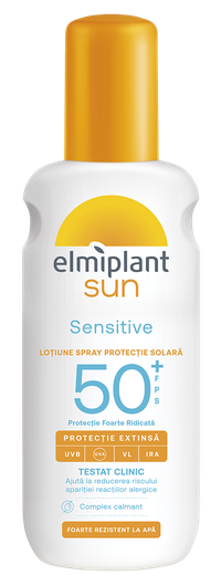 Elmiplant Sensitive Sun SPF50+ Lotiune Spray 200ml pentru Piele Sensibila - 1
