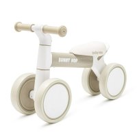 Bicicleta de echilibru Baby Mix Bunny Hop cu 4 roti, sistem inovator de directie, stabila, 12 luni+, Warm Grey - 1