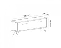 Comoda TV Melisa - Alb - 6