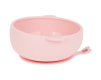 Castron din silicon KikkaBoo cu ventuza Whale Pink - 4