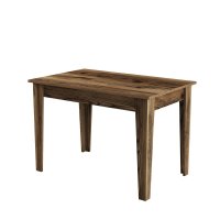 Masa de bucatarie Hanah Home, pal melaminat, nuc, dimensiuni 110x72x75 cm - 1