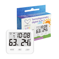 Termohigrometru digital 6in1 EasyCare Baby pentru monitorizarea conditiilor ambientale - 1