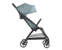 Carucior sport pentru copii KikkaBoo Joy MintBlue,Cadru din aluminiu,Sistem automat de pliere One Touch,Roti pivotante cu suspensii,Spatar si suport picioare reglabile,Capotina,recomandat de la nastere pana la 22kg - 6