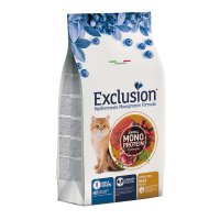 EXCLUSION Mediterraneo Monoprotein Sterilised, Vită, hrană uscată monoproteică pisici sterilizate, 12kg - 2