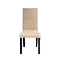 Scaun living TEO, picioare lemn wenge, stofa z bej, 46x60x98 cm - 1