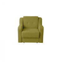 Fotoliu extensibil GINA II cu arcuri si lada de depozitare, verde deschis, dimensiuni 95x100x95 cm - 1