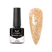 Everin Mineral 05, oja semipermanenta champagne gold cu fulgi, 7 ml - 1