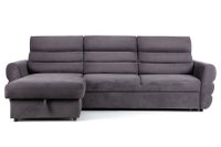 Colțar Extensibil TENERIFE, șezlong interschimbabil, cu ladă de depozitare, cu tetiere reglabile, 270x180x85 cm, Gri - 1