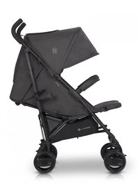 Carucior sport Euro Cart Ezzo cu pliere tip umbrela pozitie de somn si parasolar XXL Iron, spatar reglabil in 3 pozitii, dotat cu husa de picioare, roti cu suspensii - 4
