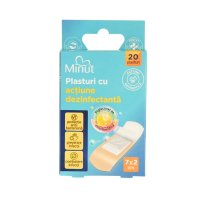 Plasturi Dezinfectanti Premium Minut - 20 Bucati - 1