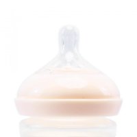 Biberon anti-colici nivel de debit scazut 1, Kidnort Blabaer Pink, din PU durabil si rezistent, capacitate 125 ml, 0-3 luni - 8